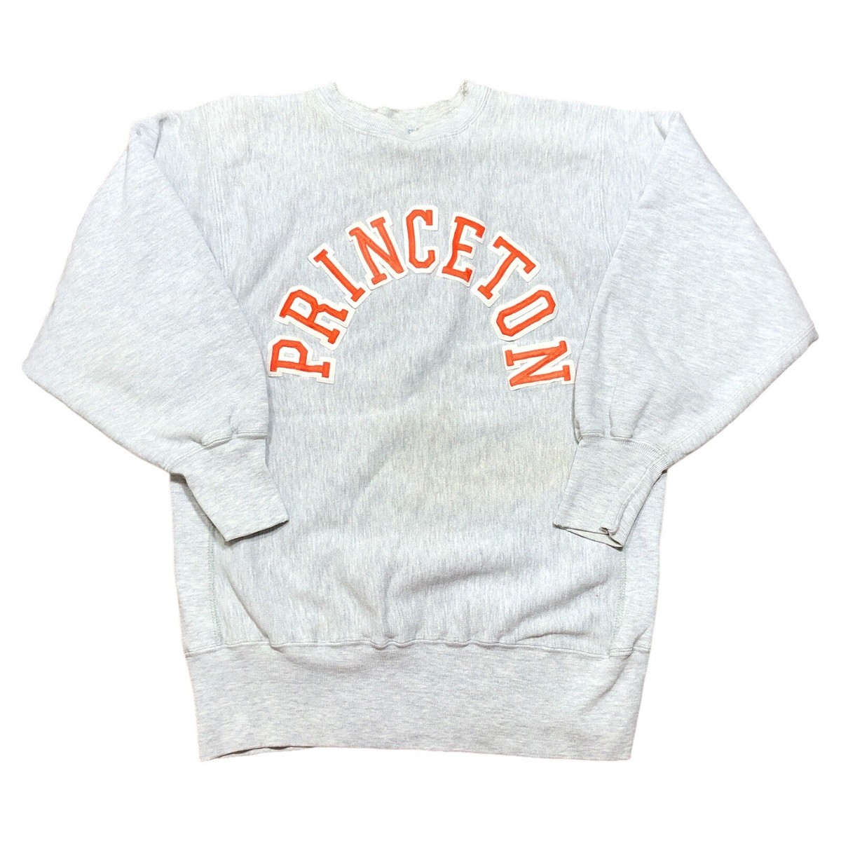champion PRINCETON パーカー 80s USA製 Championチャンピオン PRINCETON 染み込みプリント