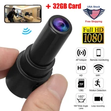 Mini Camera 1080P 32G WiFi Remote View Home Security Cam Indoor Motion Detection