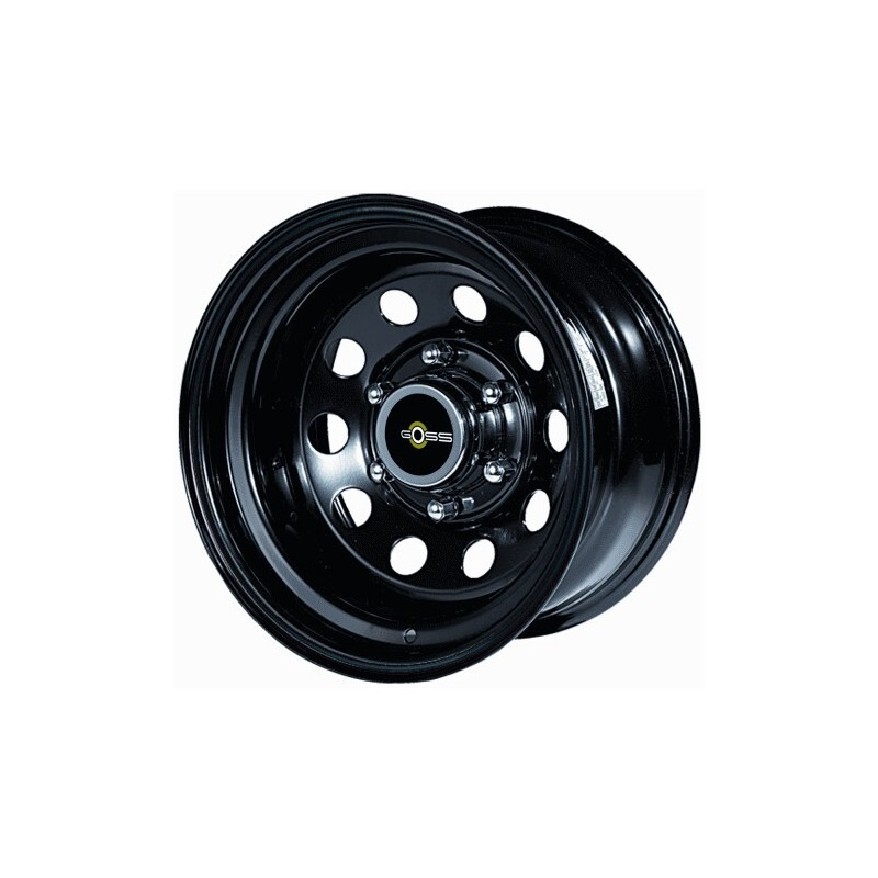 Jante Modular 8x15 noire 5x114.3 pour 4x4 et SUV