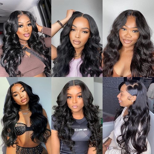 Pre Plucked Body Wave Silk Base Full Lace Human Hair Wig Brazilian Remy Hair - Picture 7 of 11