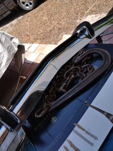 EURO Mercedes R107 450SL SLC Early Front Bumper w/Bumperetts VERY NICE CHROME - Picture 6 of 16