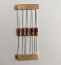 1/2 W 5% flame resistant resistor - Qty 5 ea. - 22M ohm  22 Megohm --Mr Circuit