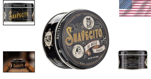 Compact 3 oz Oil Pomade with Original Scent - Lasting Hold for All Hair Types - Picture 2 of 11