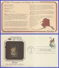 USA7 #1954 U/A GOLDEN REPLICA FDC   Alaska