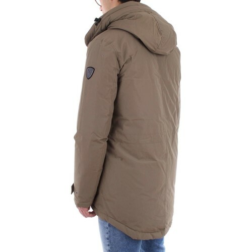 Emporio Armani - EA7 winddichter Daunenparka-Mantel, steingrau, S - XS BRANDNEU MIT ETIKETT UVP £355 - Bild 7 von 8