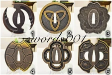 Zinc Alloy Collection Tsuba Hand Guard For Japanese Katana Sword Diy Maintenance