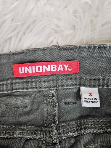 Union Bay Green Women’s Cargo Pants Size 3 - Picture 7 of 7