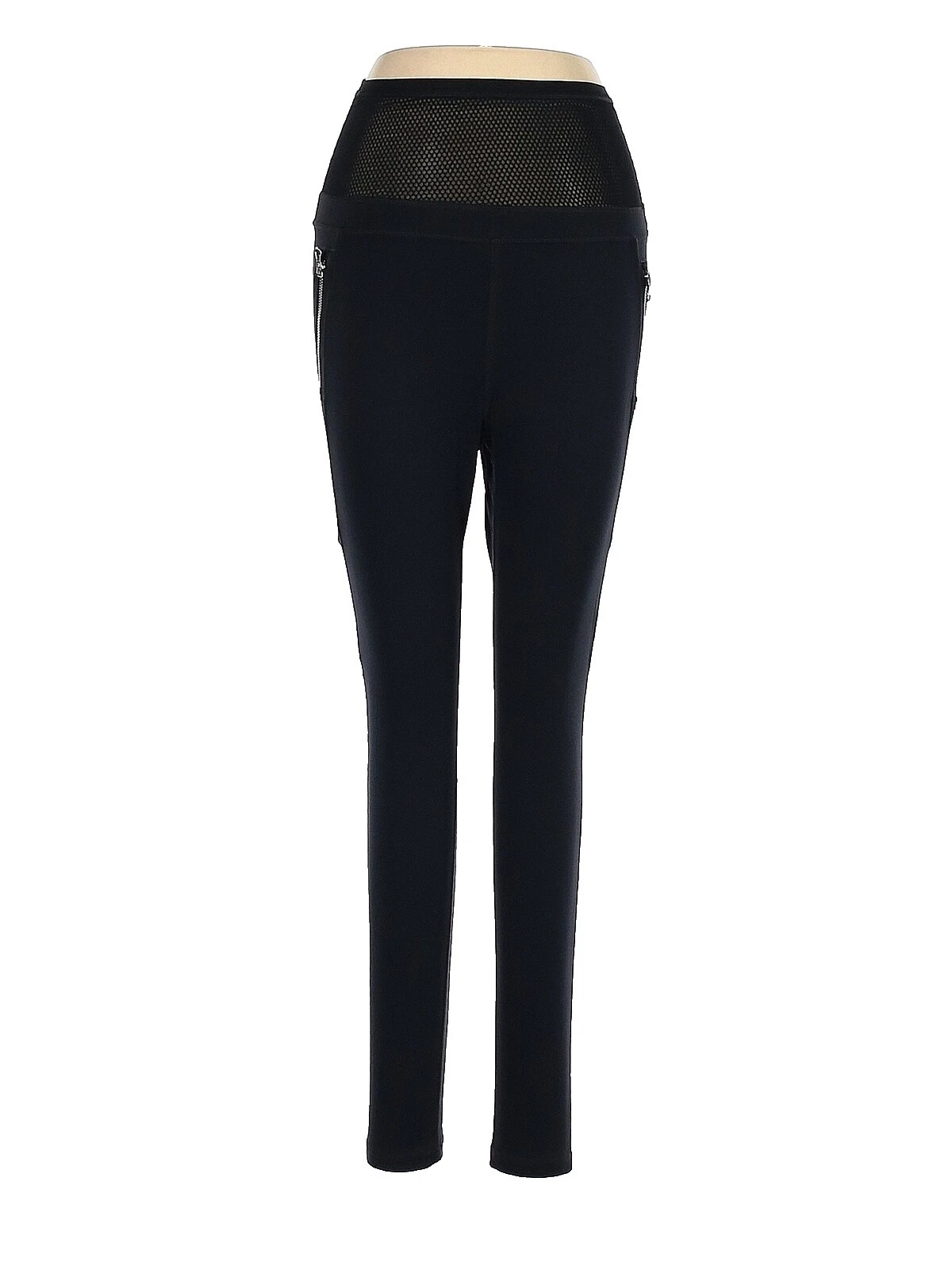 Pantalones de Tamaño Regular Lux Negro para Mujeres