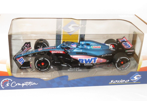 1/18 Alpine A522 BWT Alpine F1 Team 2022 Monaco GP #14 F.Alonso - Picture 2 of 4
