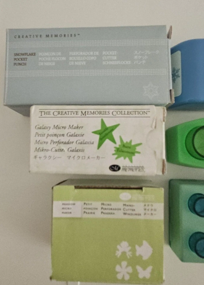 Creative Memories Snowflake Galaxy and Meadow Punches Lot of 3 - Image 2 of 4