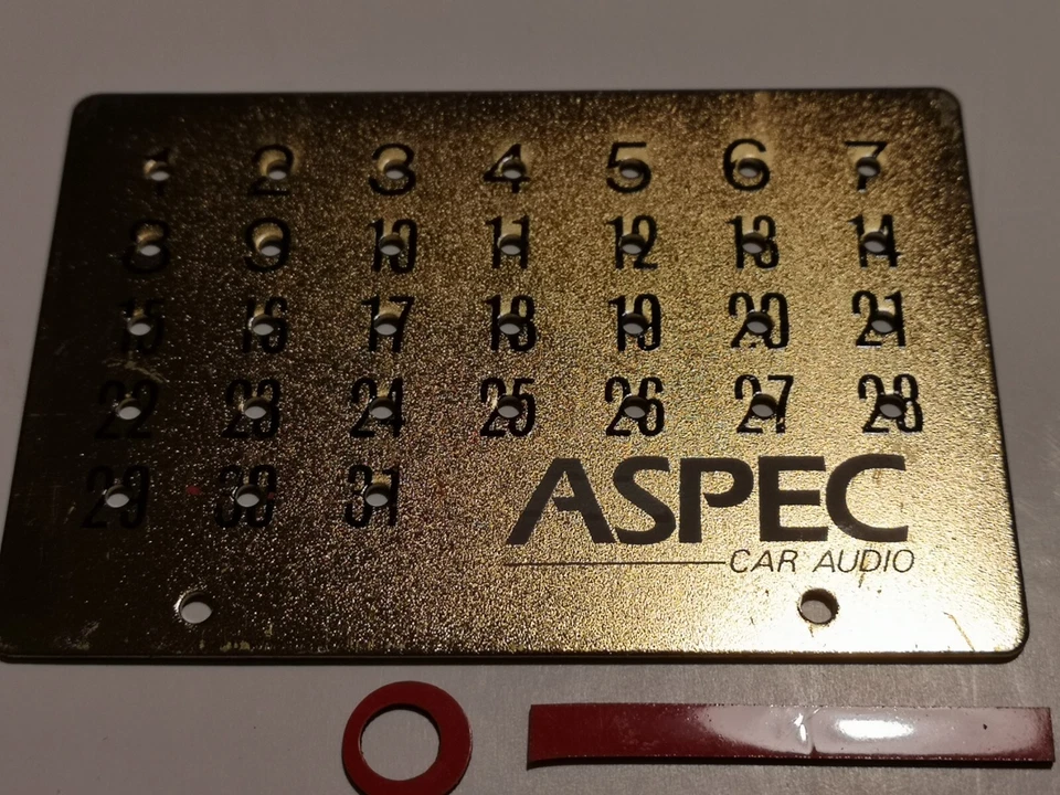 Metal Magnet Calendar Aspec Car Audio - Image 2 of 4