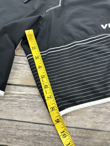 Pantaloncini da allenamento Virus Velocity uomo taglia S neri a righe tasche con coulisse - Foto 9 di 12