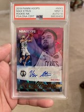 2019-20 Panini Hoops Max Strus Rookie Ink Autograph #RI-MXS PSA 9 Auto 10