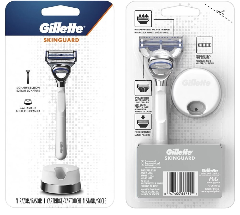 Gillette Skinguard Razor Fits Fusion Proshield Blade Hevy Duty