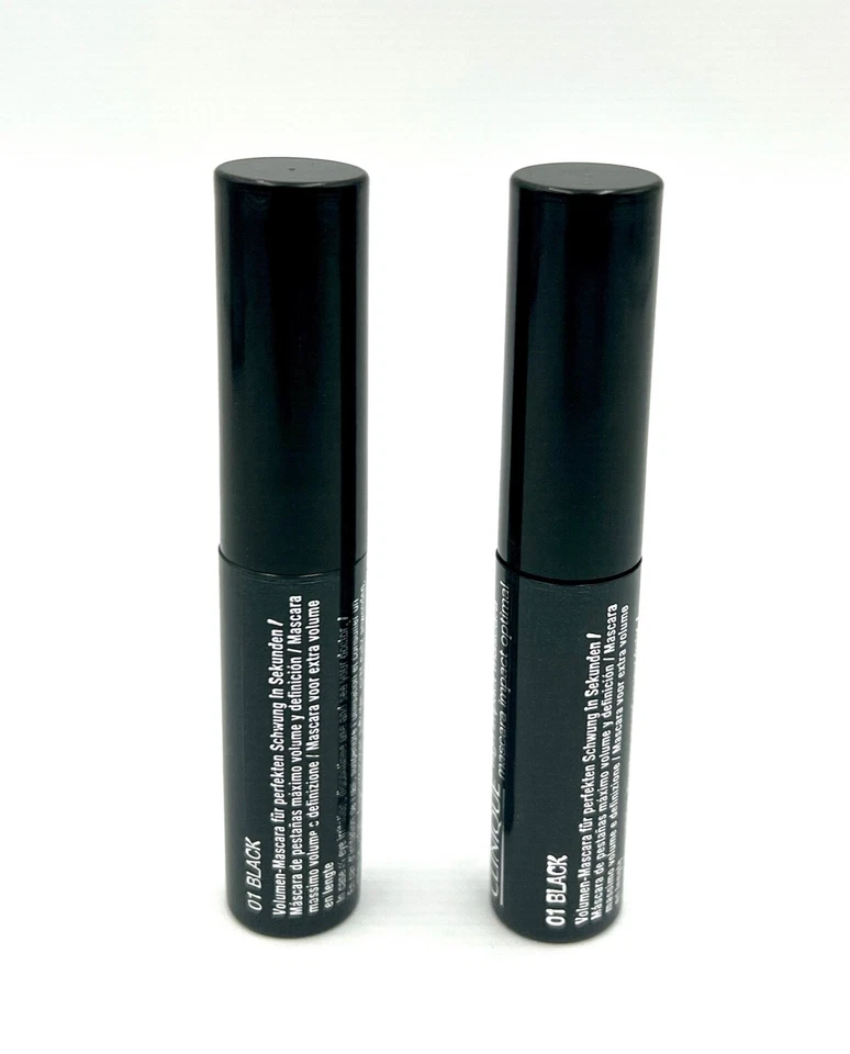 Lote 2 x Rímel Clinique Alto Impacto 01 Negro 3,5 ml * 2=7 ml Foto 2 de 3