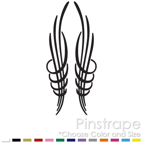 BEST VINYL STICKERS PINSTRIPE SET CHOPPER BIKE FENDER TANK CAR WINDOW VINYL DECAL STICKER (PS-08)