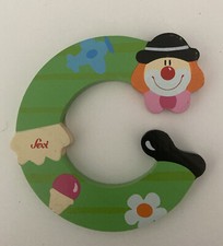 Sevi Holz-Buchstaben - Clown- Kinderzimmer - C - Buchstabe-
