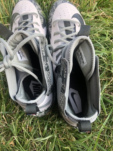 Nike Alpha Huarache Elite Camo Memorial Day PE Cleats Metal 923428-003 Size 16 - Picture 8 of 10