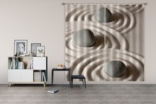 3D Sand Circle Stone ZHUA289 Photo Curtain Window Blockout Fabric Amy 2023