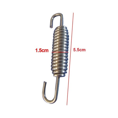 4 Pieces 55mm Exhaust spring Pipe Muffler Springs Swivel 55mm Motorcycle D - Picture 7 of 10