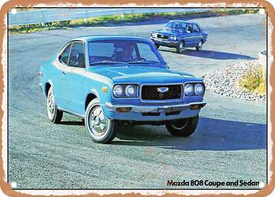 たーけーページ METAL SIGN - 1973 Mazda 808 Coupe and Sedan Vintage Ad | eBay