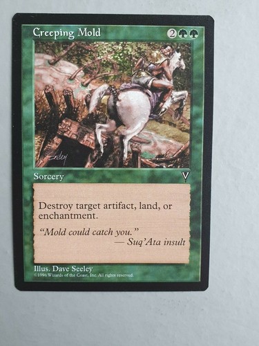 Creeping Mold, MTG Visions (1997), Uncommon Green Sorcery VNM - Picture 1 of 2