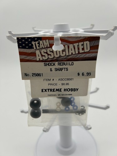 TEAM ASSOCIATED SHOCK REBUILD & SHAFTS - #25061 #ASCC8561 - NEW OLD STOCK - NIP