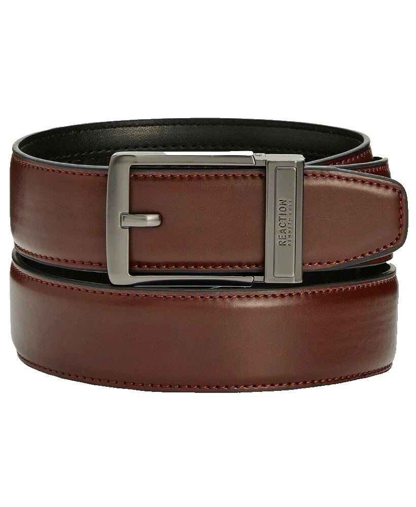Cuero sintético Kenneth Cole Reaction Cinturones Marrón para Hombres