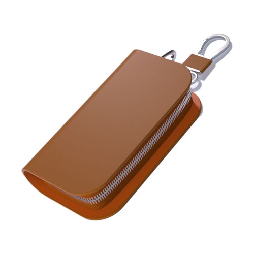 Leather Car Key Chain Holder Pouch Case Organizer Bag Wallet Car Key Case Holder - Picture 14 of 15