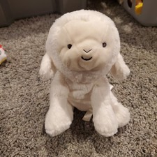 Child of Mine Carters White Lamb Sheep Plush Rattle Stuffed Animal Easter