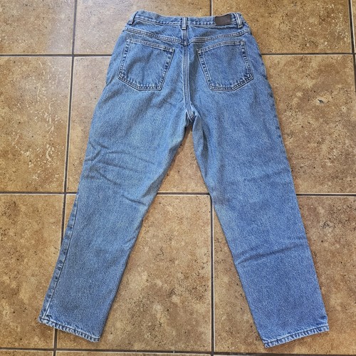 Vintage LL Bean Jeans Flannel Lined Plaid Relaxed Fit Double L 30X29 100% Cotton - Picture 2 of 13