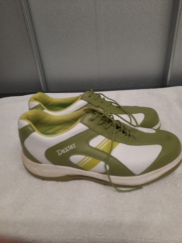 Dexter Women's Lace Up Golf Shoes Size 10 US 40 EU Green White Two Tone - Picture 4 of 7