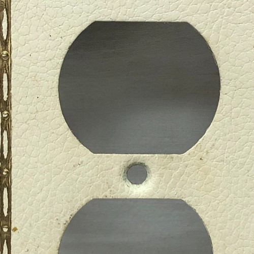 Coperchio spina presa in metallo design bianco - Foto 3 di 6