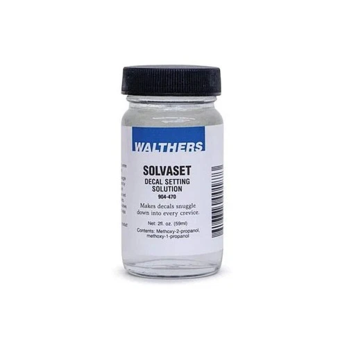 Walthers Solvaset Decal Setting Solution 2oz Bottle