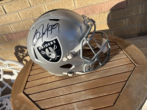 Bo Jackson Autographed Oakland Raiders Replica Helmet Full-Size with Beckett COA