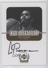 2008 Ultimate Collection Century Legends Epic Signatures Artis Gilmore Auto 4w8