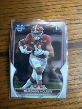 2022 1st Bowman Chrome U #18 Traeshon Holden Alabama Crimson Tide