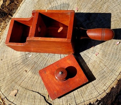 Handmade Wood Trade Union Voting Box Lodge Ballot Box