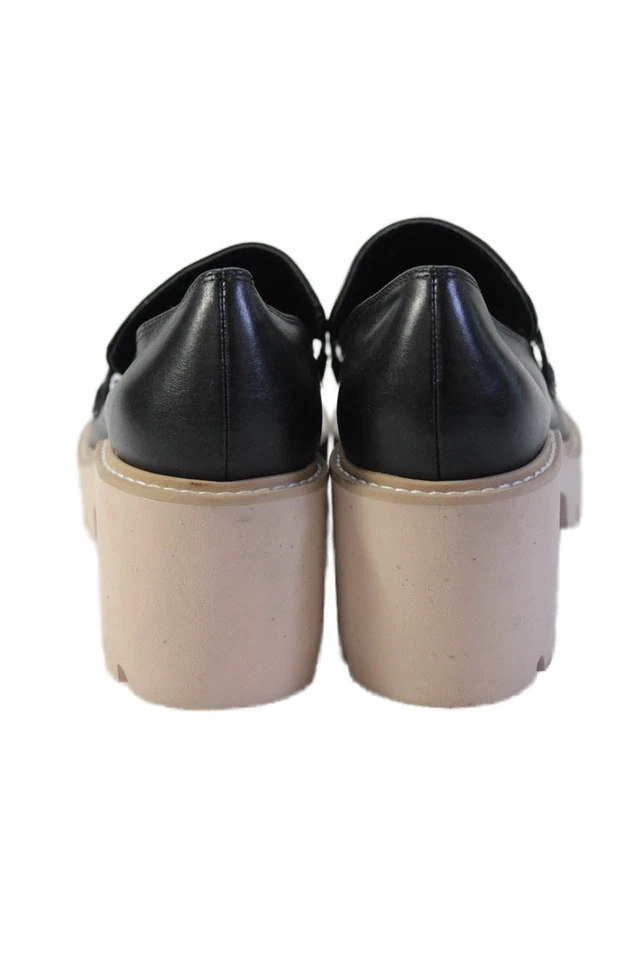 Dolce Vita Mujer Grueso Suela en Contraste Estilo Mocasín Sin Cordones Negro Talla 8 Foto 3 de 4