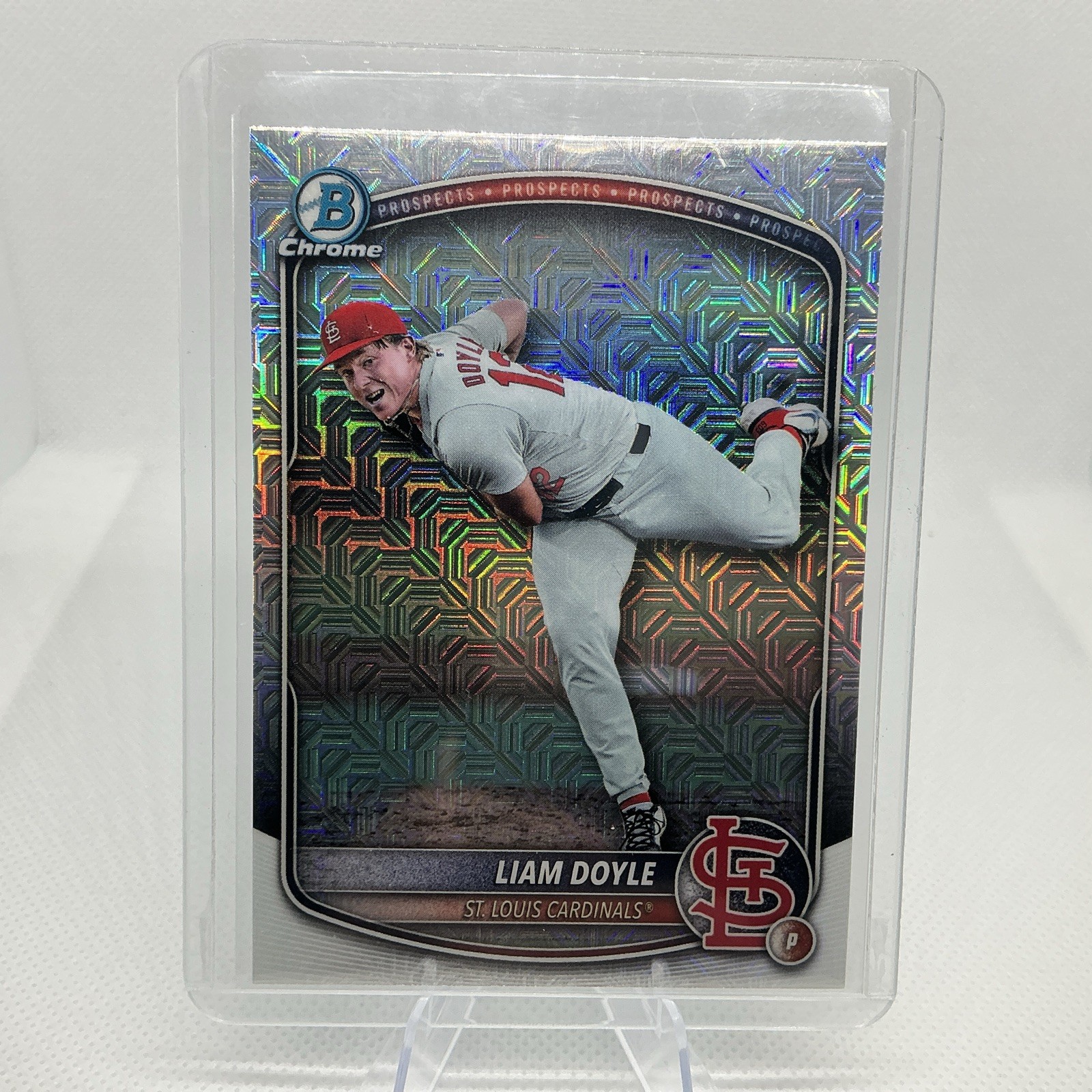 2025 Bowman Draft Chrome-Liam Doyle #BDC-12-Mojo Refractor Image Variation SSP