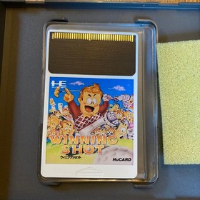 Winning Shot PC Engine HuCard TurboGrafx PCE Retro Golf Game Japan Import Tested