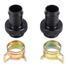 2Pcs Barb Fitting Computer Water Cooling Radiator Copper Heatsinks Cooler7735