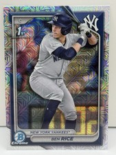 2024 Bowman Chrome Prospects Baseball Ben Rice Mojo Refractor RC #BCP-186