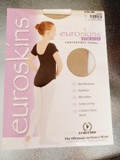 Euroskins Convertible Tights 210C-NR Caramel Eurotard Girls XS Dance Ware NOS