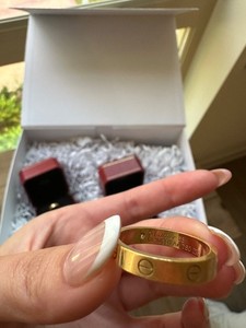 ⭐ 極美品 ✨Cartier 750ゴールド ダイヤモンドリング サイズ57 Cartier Love Ring Size 57 | eBay