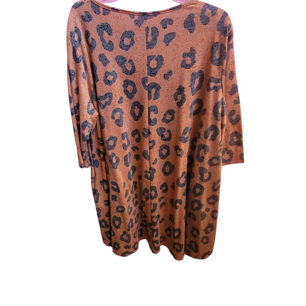 Plus size Leopard Print Blou - image 6