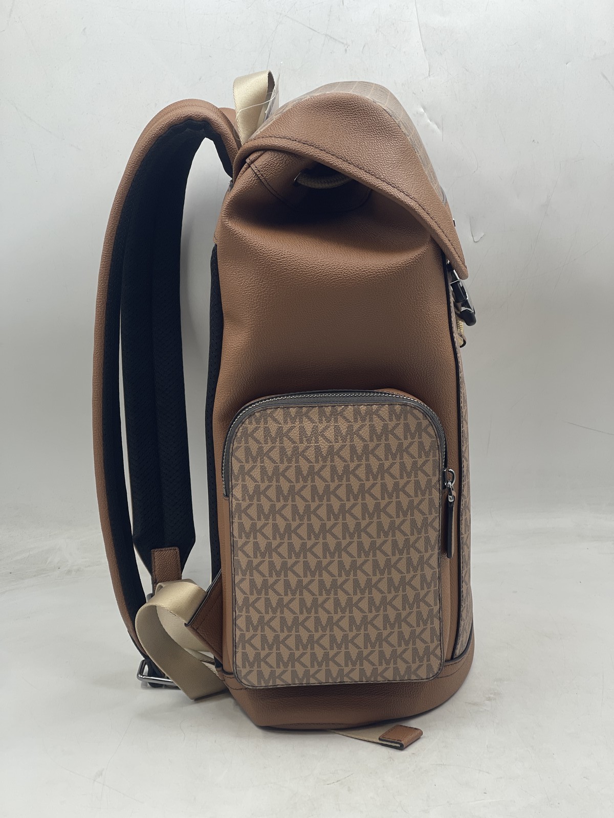 Michael Kors Men's Cooper Embellished City Backpack Pop Orange Signature Logo thumbnail 3