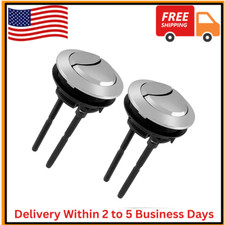 2 Pack Dual Push Flushing Toilet Button, 58Mm Toilet Tank Buttons Toilet Valve R