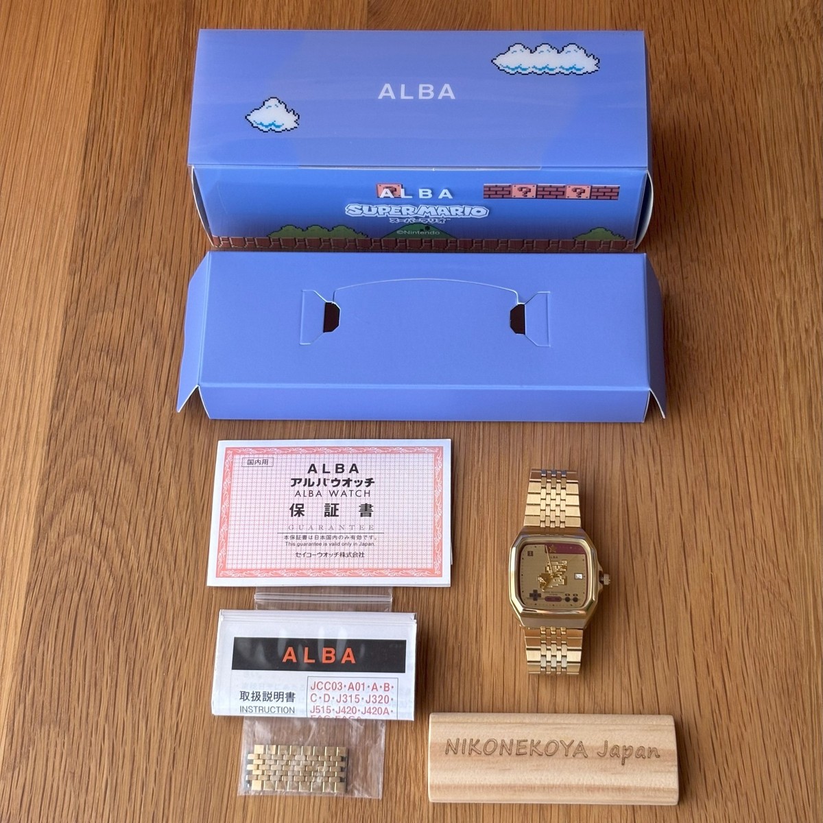 Seiko Alba Super Mario Bros Watch Gold NINTENDO ACCK711