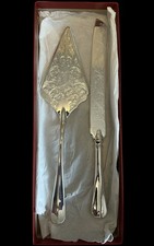 Set  Servizio Vintage Torta Bugatti – Paletta + Coltello Argento Placcato